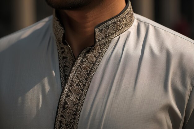 Kurta de cerca