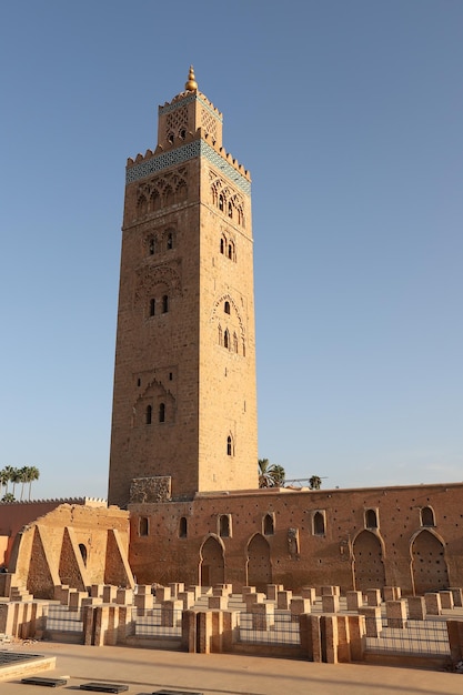 Kutubiyya-Moschee in Marrakesch-Stadt in Marokko