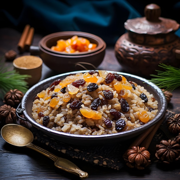 Kutya Ukrainisches Essen zu Weihnachten