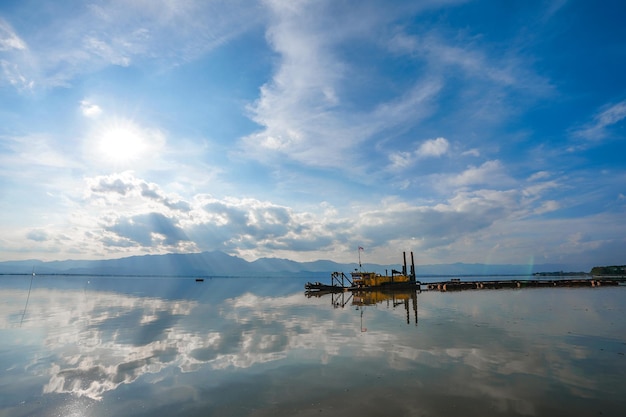 Kwan Phayao ein See in der Provinz Phayao im Norden Thailands Schießen mit der Drittelregel