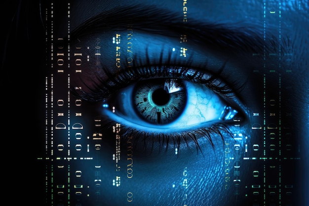 Kybernetische Augentechnologie in der Zukunft