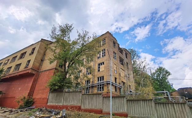 Kyiv Ucrania 10 de julio de 2022 El cohete golpeó la casa