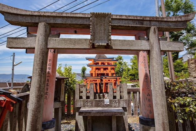 Kyoto, Japão 22 de maio de 2019: Santuário Fushimi Inari, Kyoto, Japão