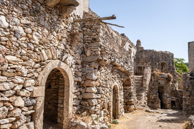 Kythira Kastro von Milopotamos Kato Chora Ionische Inseln Griechenland Venezianisches Schloss in Kythera