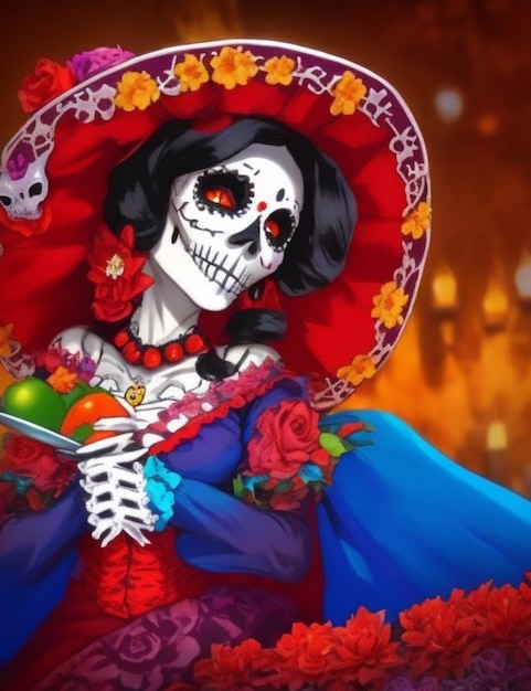 La Catrina, um desenho animado que se tornou um emblema do Dia dos Mortos HD