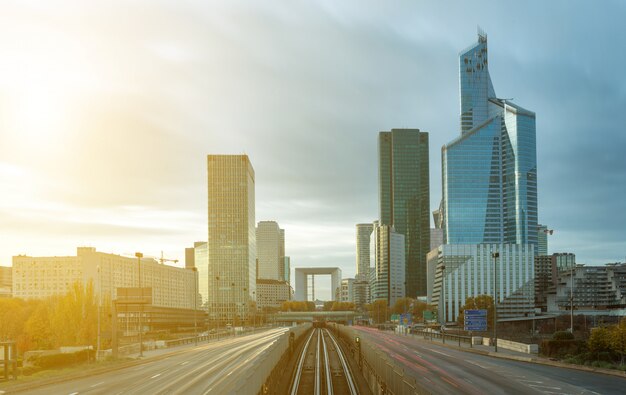 La defense district em paris, frança