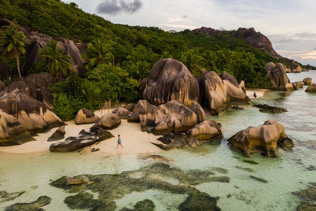 La Digue, praia seychelles