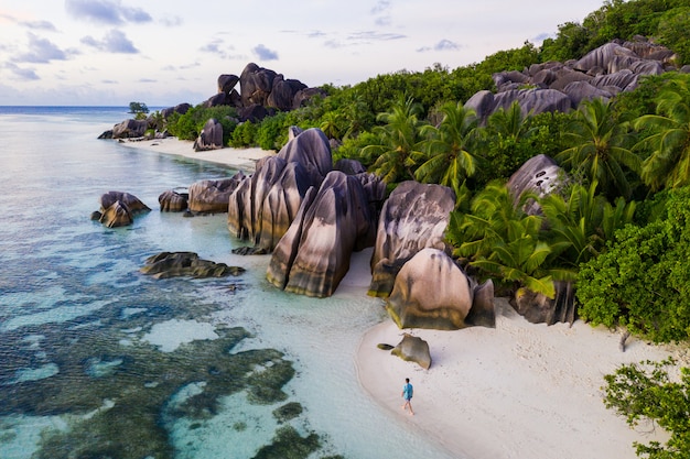 La Digue, praia seychelles