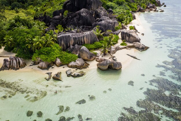 La Digue, praia seychelles