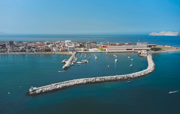 La Punta Callao Peru Luftansicht Panoramablick