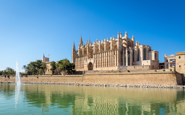 La Seu catedral em Palma de Maiorca, Ilhas Baleares