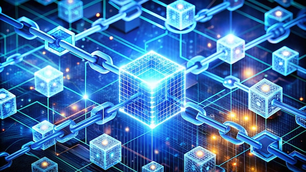 un laberinto digital con las palabras azul en la parte inferior