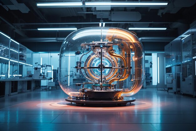 Laboratório de arte quântica futurista
