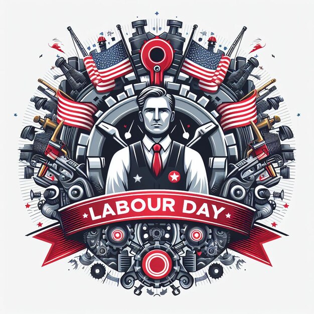 Foto labour day poster flyer banner free photos and labour day background