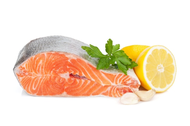 Lachs mit Kräutern und Zitrone