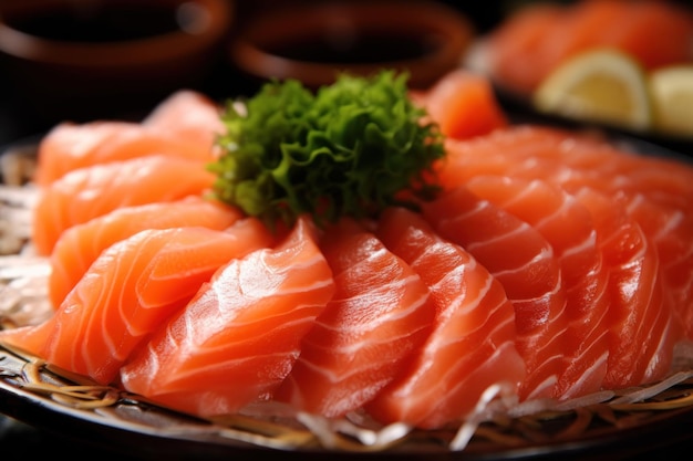 Lachs-Sashimi