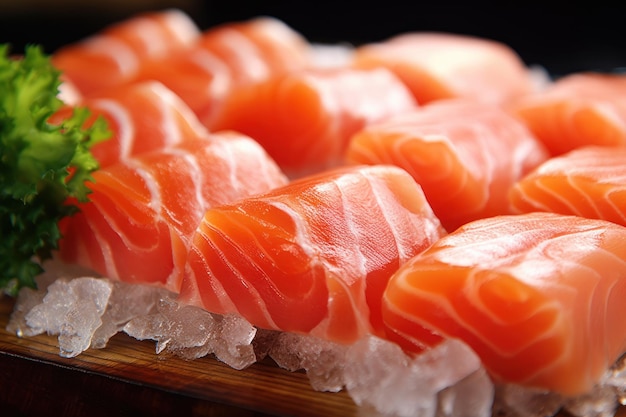 Lachs-Sashimi