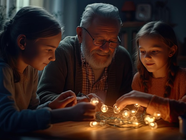 Laços familiares e atividades divertidas em casa