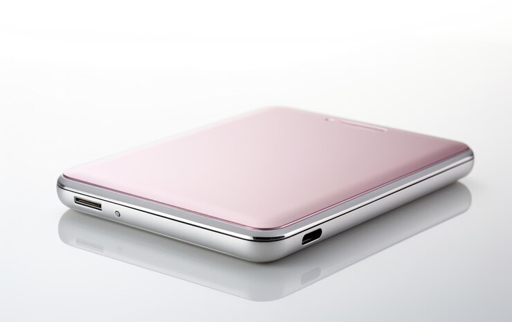 Foto ladegerät für die mobile energy pink power bank