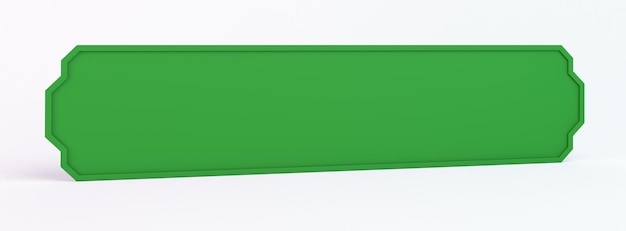 Lado esquerdo da bandeira do Ramadã isolado no fundo branco