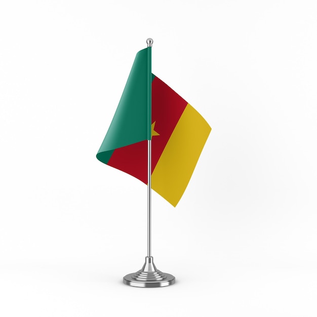 Lado frontal de la bandera de Camerún