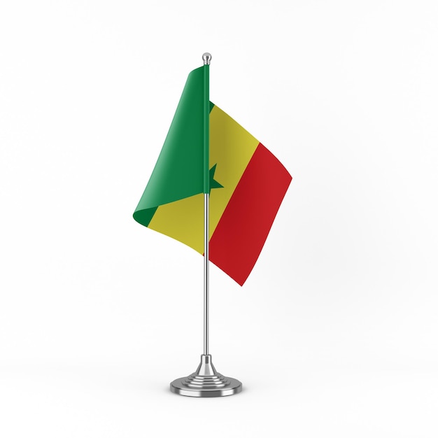 Lado frontal de la bandera de Senegal