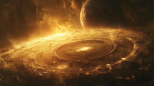 lado oscuro de saturno