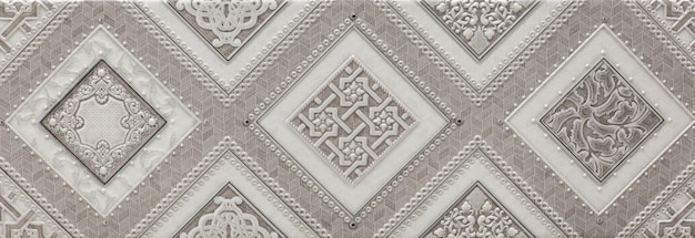 Ladrilho cerâmico com padrão de mosaico geométrico abstrato para a cozinha