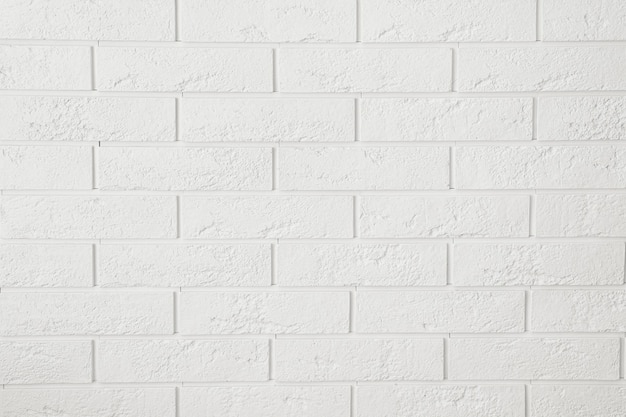 Ladrillos de yeso blanco en la pared