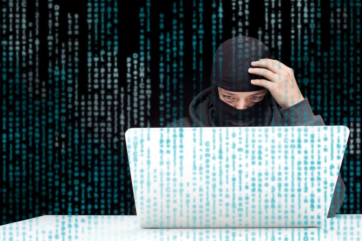 Foto ladrón irrumpe en el sistema informático