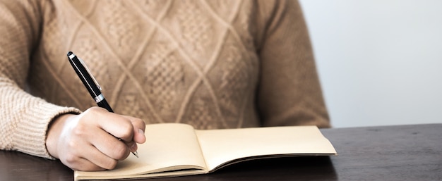 Lady Holding Pen, es ist wie ein Briefschreiber