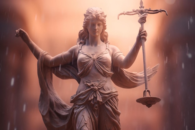 Foto lady justice estátua direito conceito de profissão jurídica