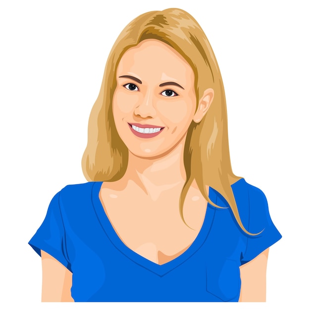 Lächelnde Frau png-Aufkleber Charakterporträt auf durchsichtigem Hintergrund