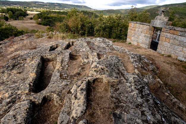 Ländliche Landschaften im Landesinneren von Kantabrien Spanien