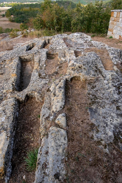 Ländliche Landschaften im Landesinneren von Kantabrien Spanien