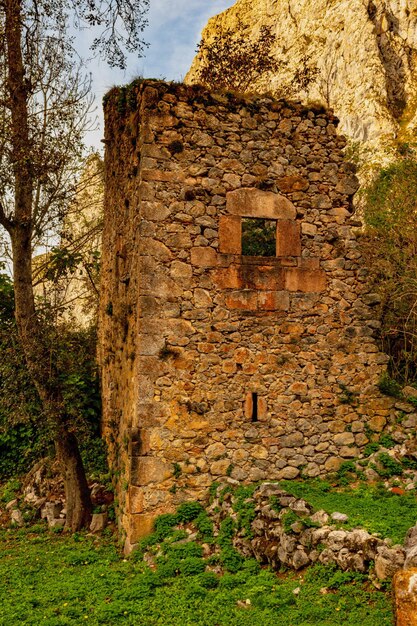 Ländliches und isoliertes Dorf von Bulnes Kern des Dorfes