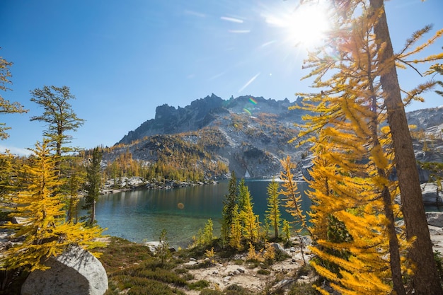 Foto lago alpino