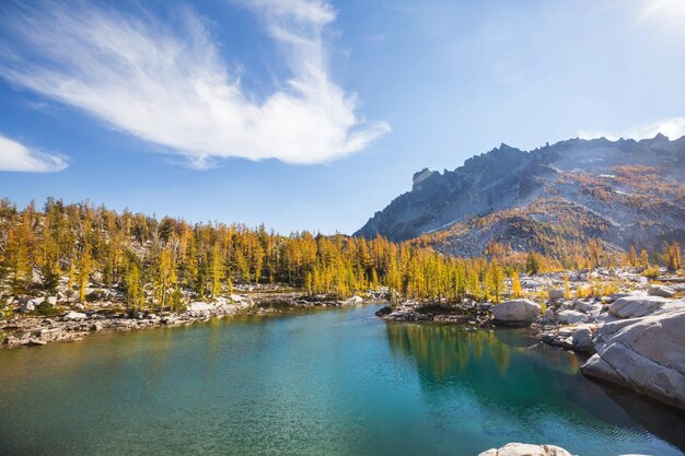 Foto lago alpino