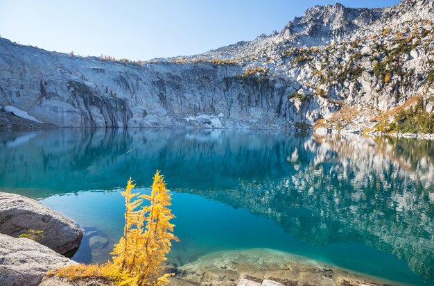 Foto lago alpino