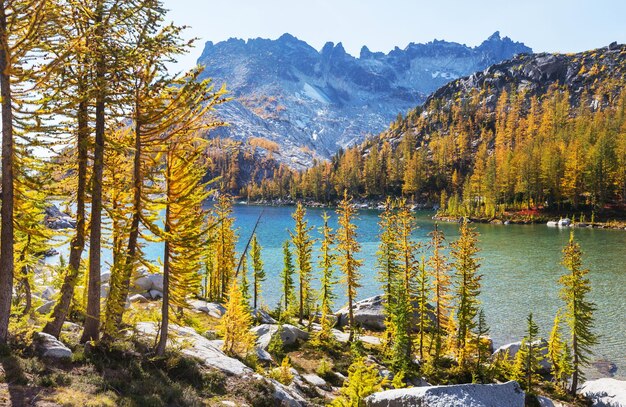 Foto lago alpino