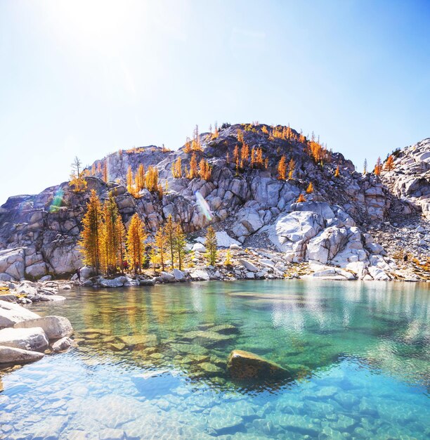 Foto lago alpino