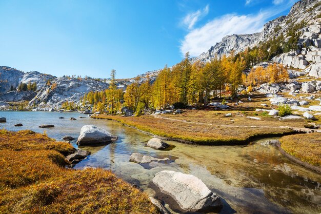 Foto lago alpino