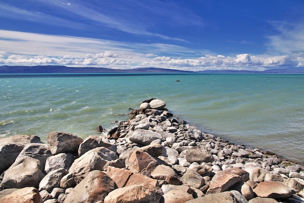 Lago Argentino See in Laguna Nimez, El Calafate, Patagonien, Argentinien