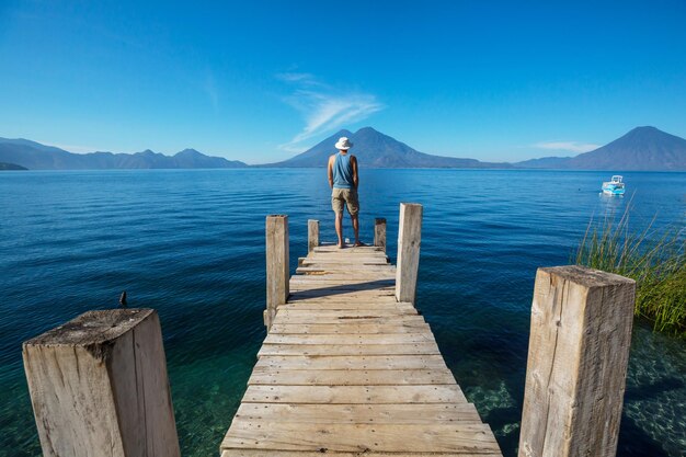 Foto el lago atitlan