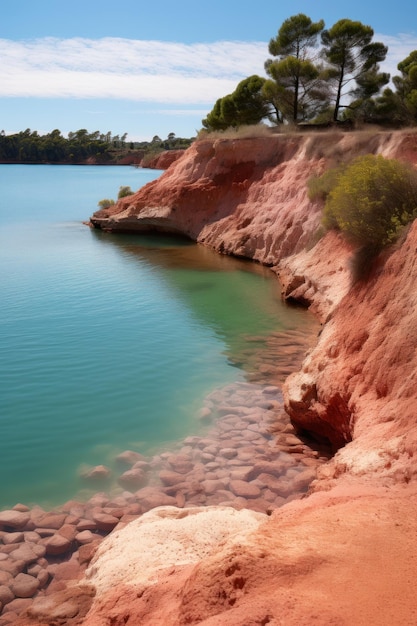 Lago de bauxita de Otranto Puglia