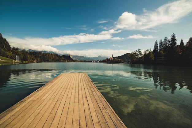 Foto lago bled, eslovênia