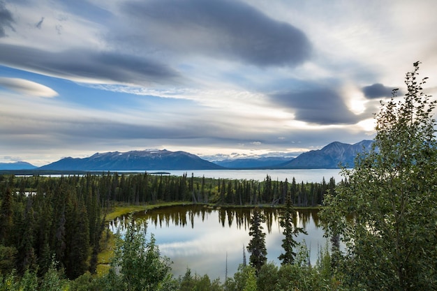 Lago en Canadá