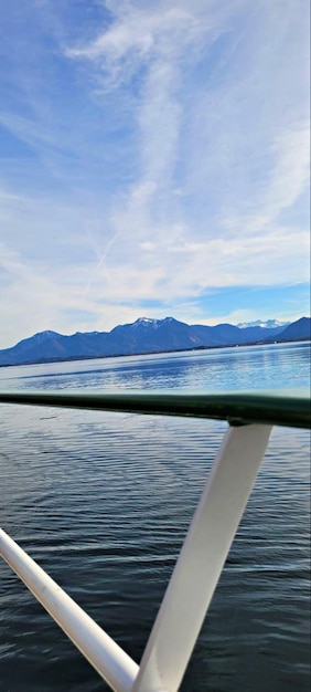 Lago Chiemsee Alemanha Superfície da água