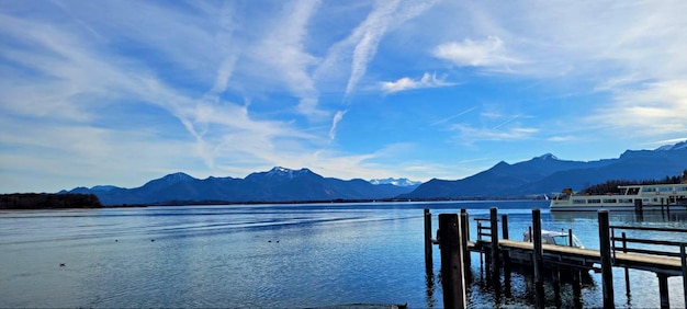 Lago Chiemsee Alemania Superficie del agua