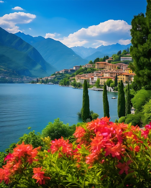 El lago de Como en Italia se presenta con estilo